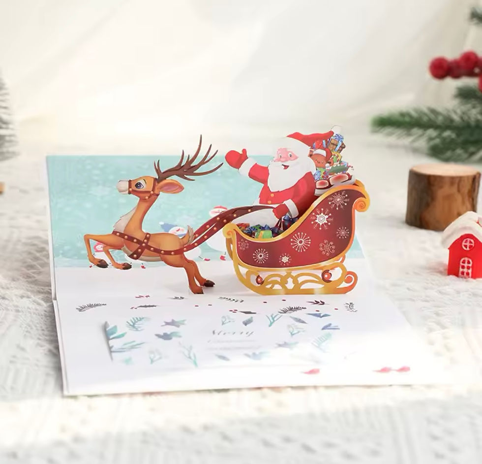 Miniatura: Biglietto natalizio pop up 3d