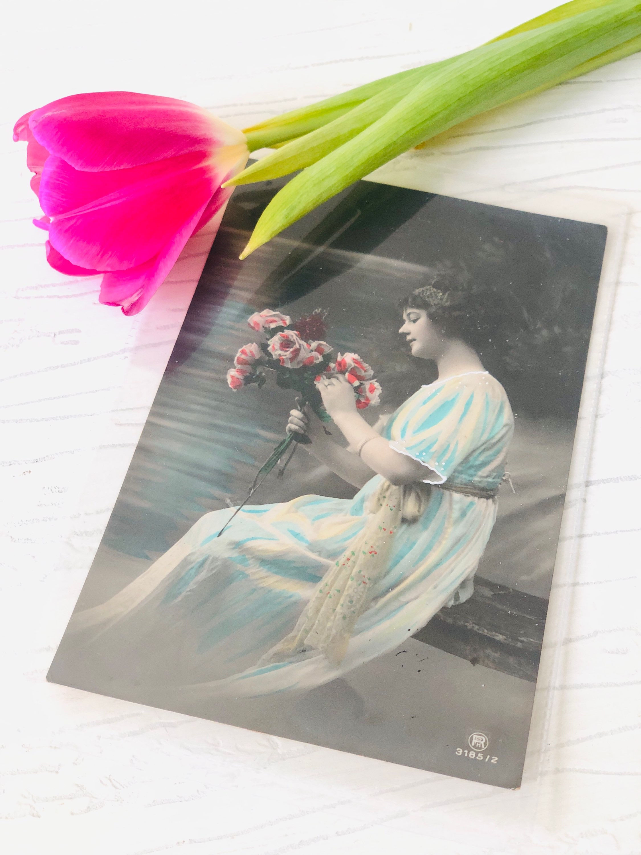 Cartolina vintage francese