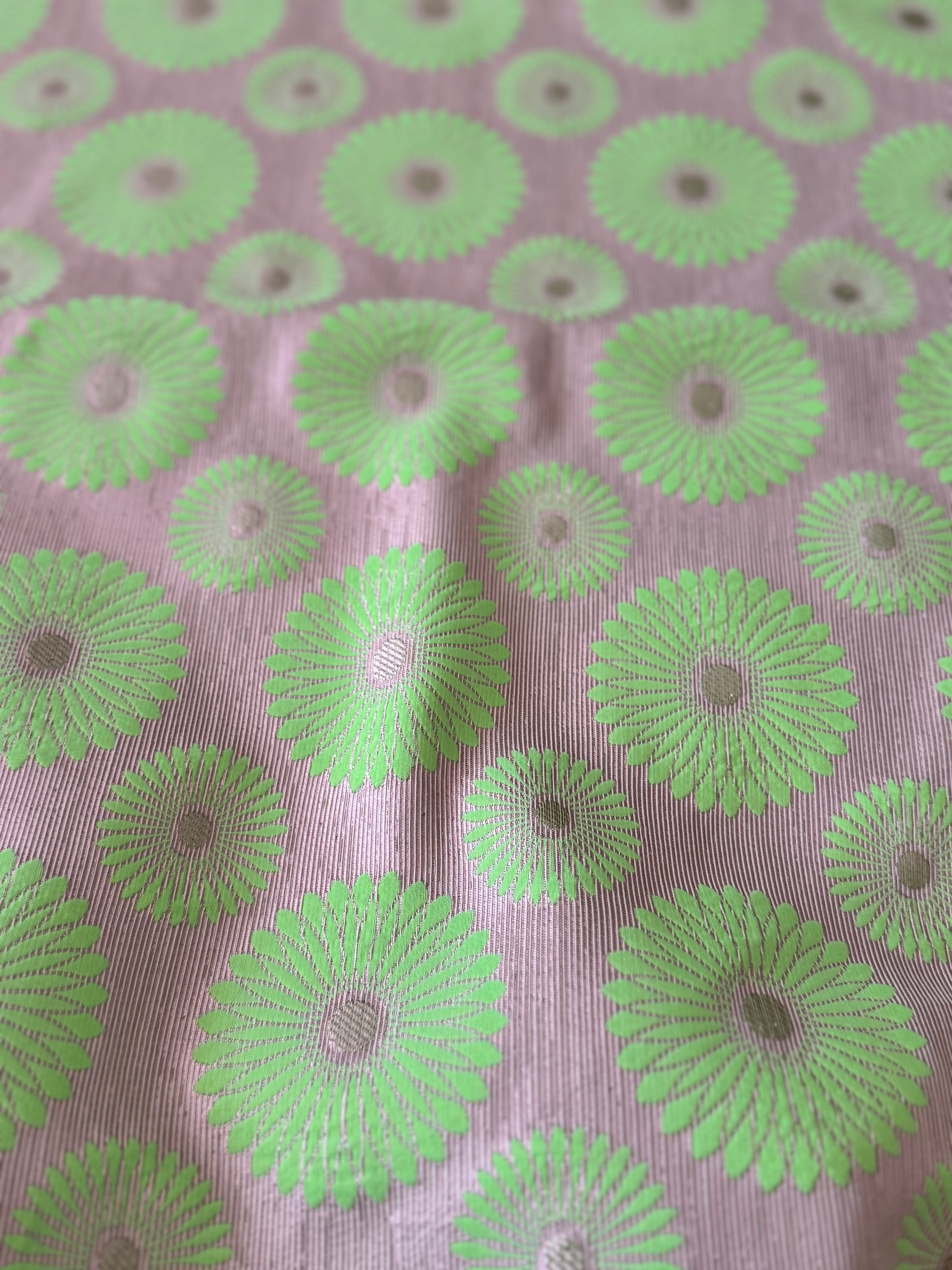 Scampolo Optical verde fluo