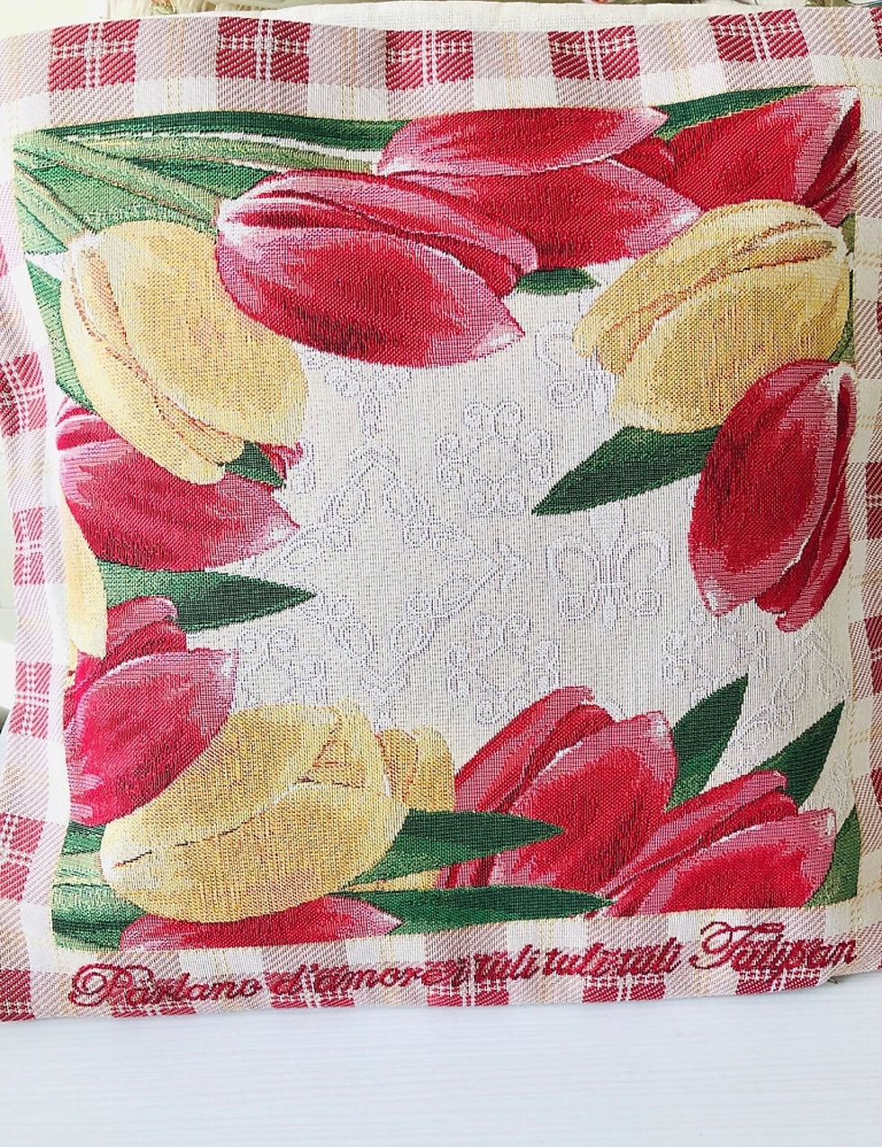 Fodera gobelin primavera canzone “Tuli tuli tuli tulipan”