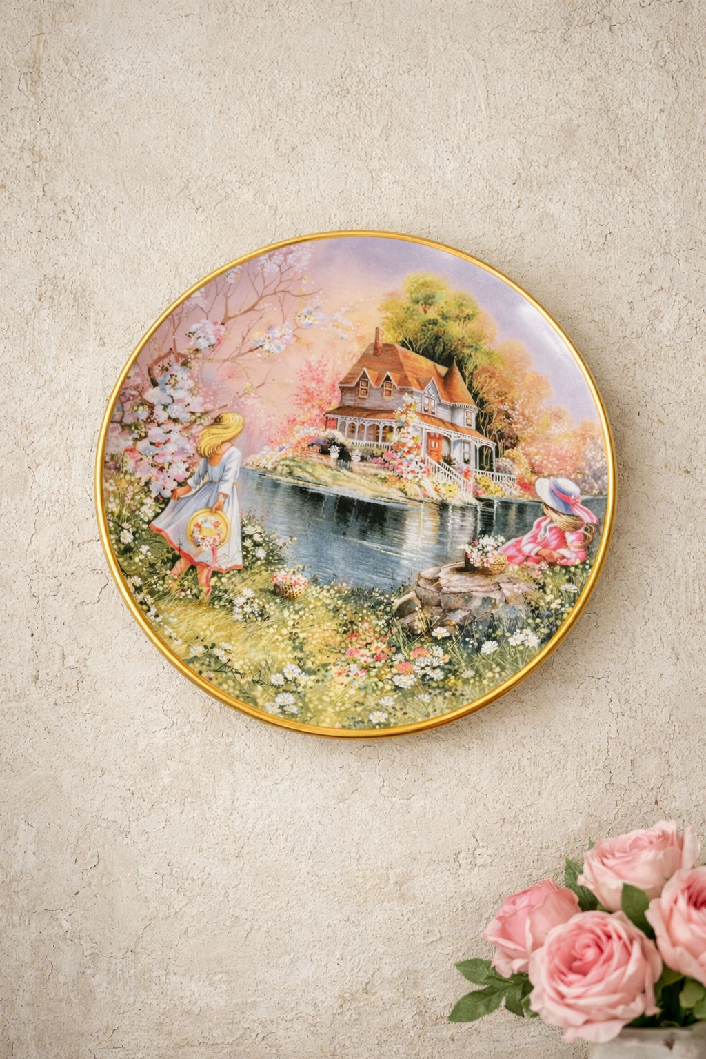 Piatto vintage Franklin Mint Daydreams