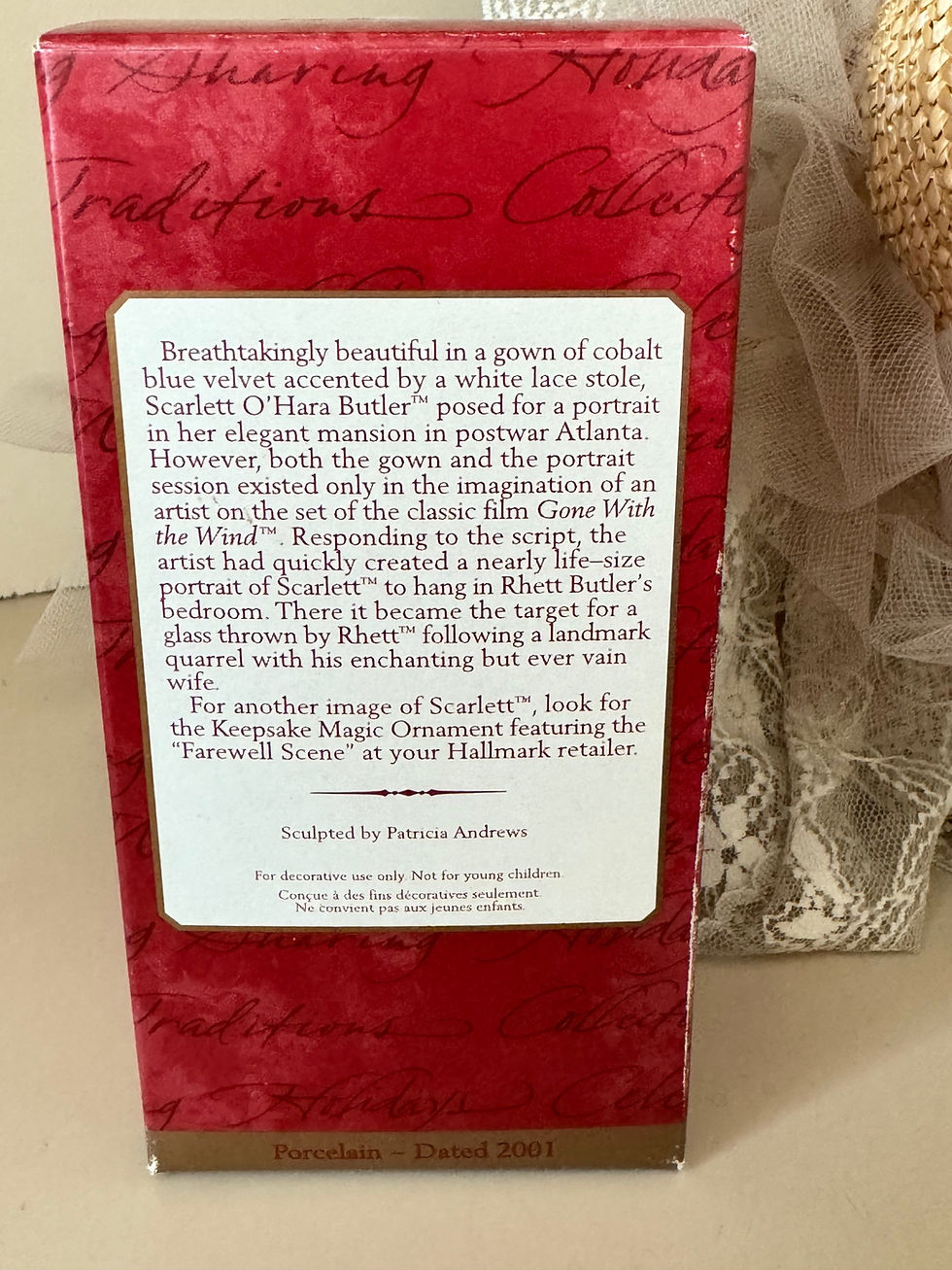 Thumbnail: Addobbo porcellana Rossella O’Hara