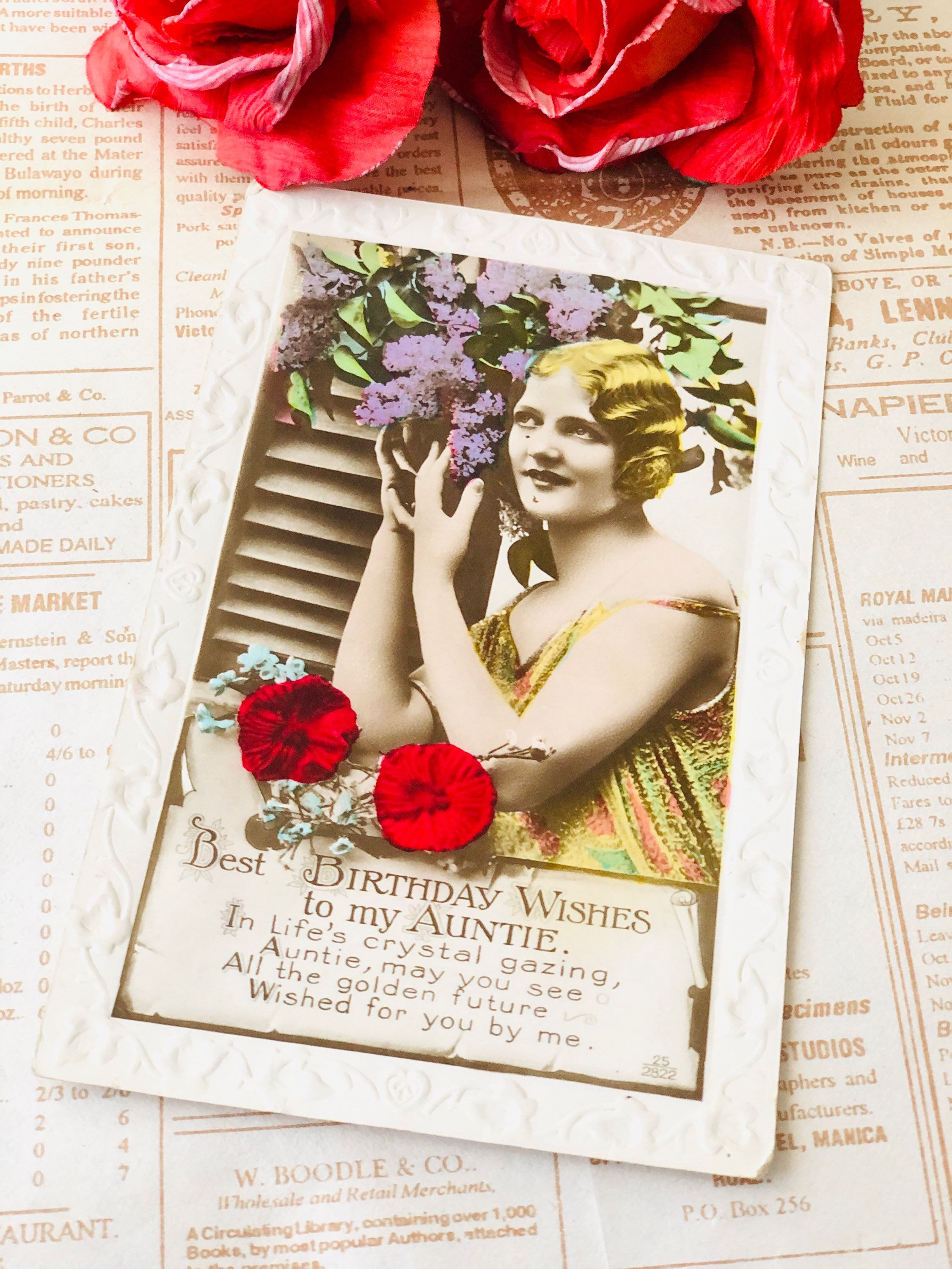Cartolina vintage inglese viaggiata