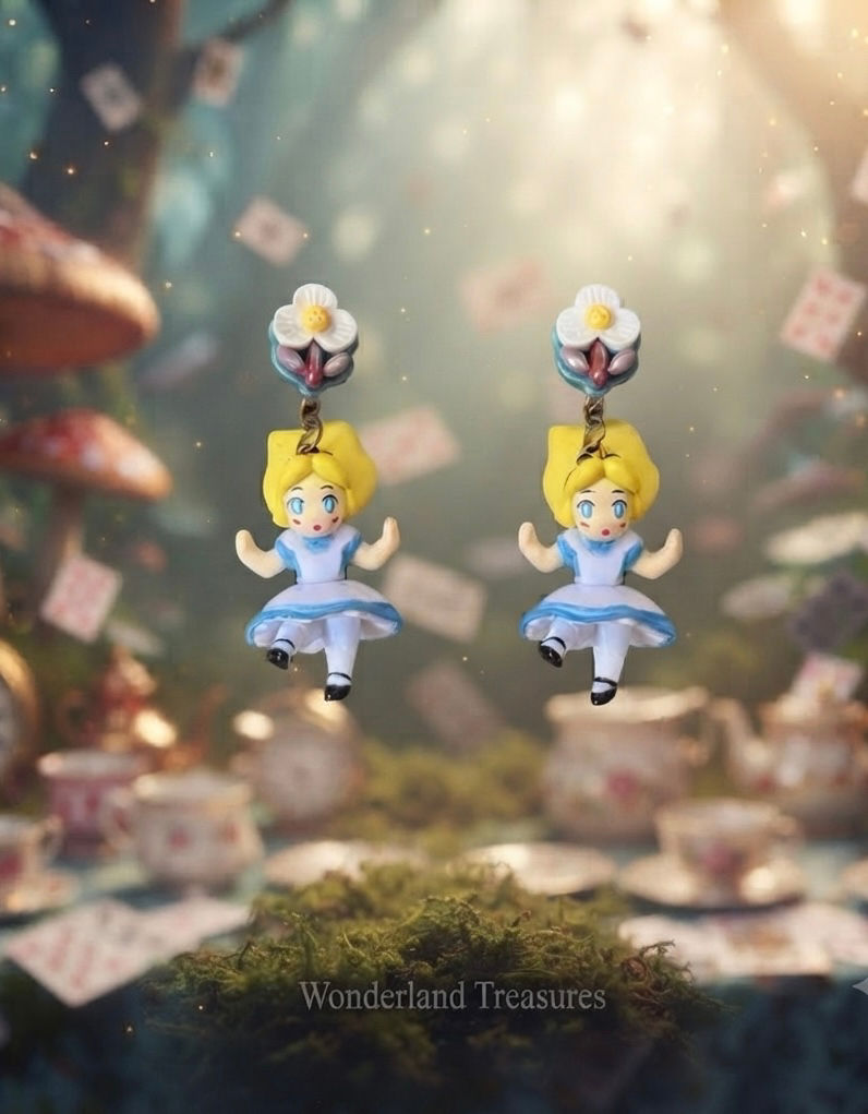 Miniatura: Orecchini Alice nel paese delle meraviglie