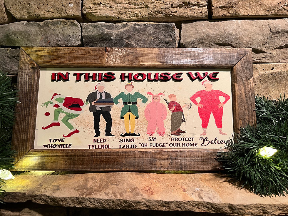 Thumbnail: Christmas sign,, Christmas Character Sign. Grinch Sign, Funny Christmas Sign