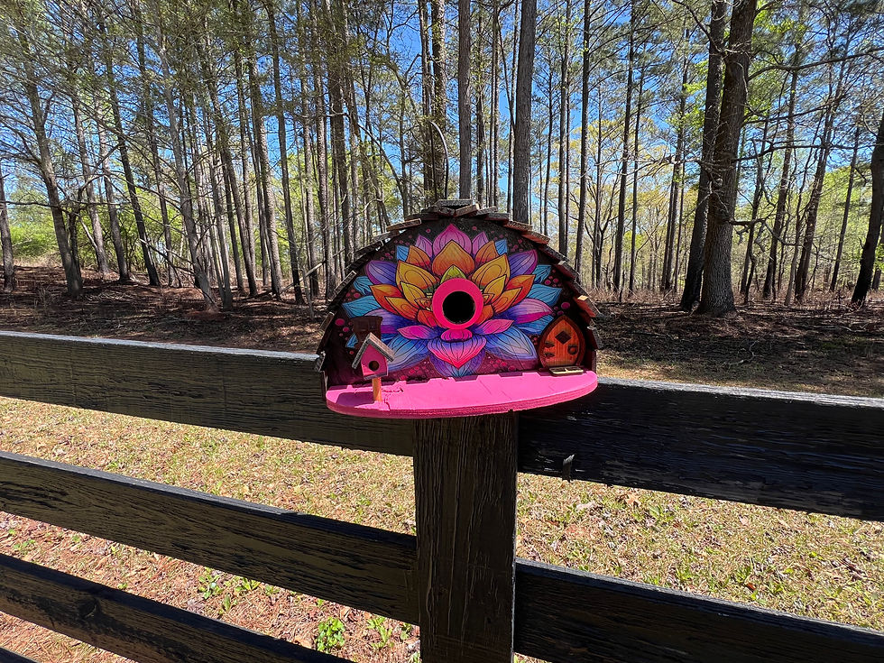 Thumbnail: Lotus Flower Birdhouse