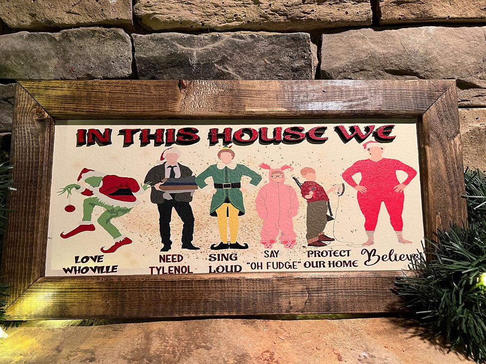 Thumbnail: Christmas sign,, Christmas Character Sign. Grinch Sign, Funny Christmas Sign