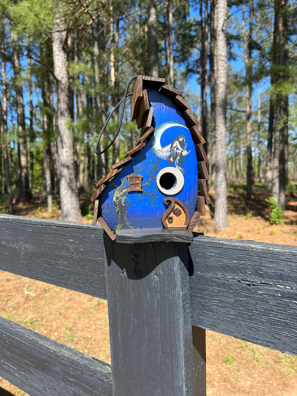 Thumbnail: Small Dark Fairy bird house