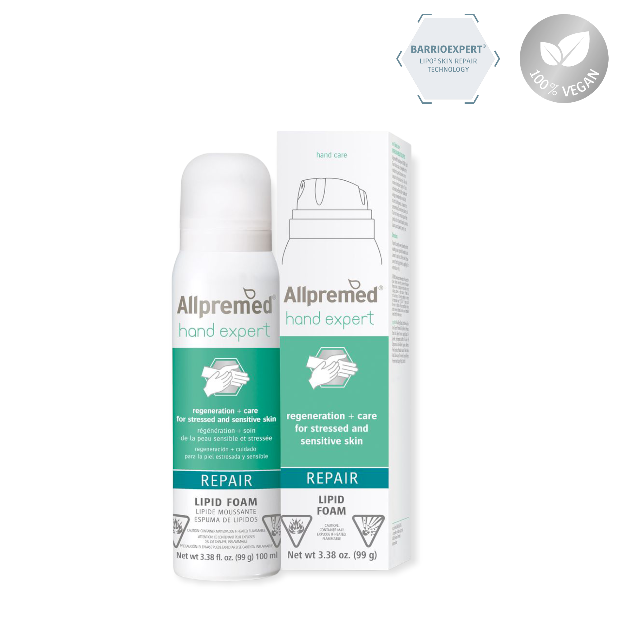 Allpremed® Hand Expert Foam Cream REPAIR 100ml