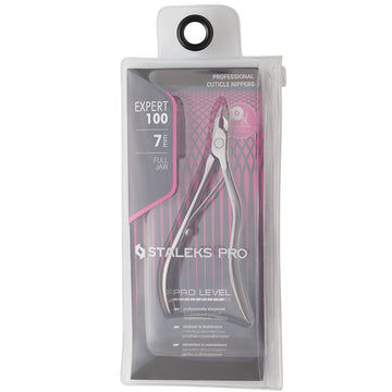 Thumbnail: STALEKS PRO Professional Cuticle Nippers Full Jaw 7 mm Expert 100/7