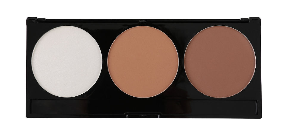 Thumbnail: PROLUX Cosmetocs Powder Contour Palette Highlight Bronze Contour