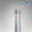 Thumbnail: STALEKS PRO Diamand  Nail Drill  Bit POINTED BUD with 3 - 4.5 mm Working Part