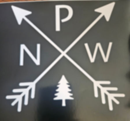 PNW Tree vinyl decal