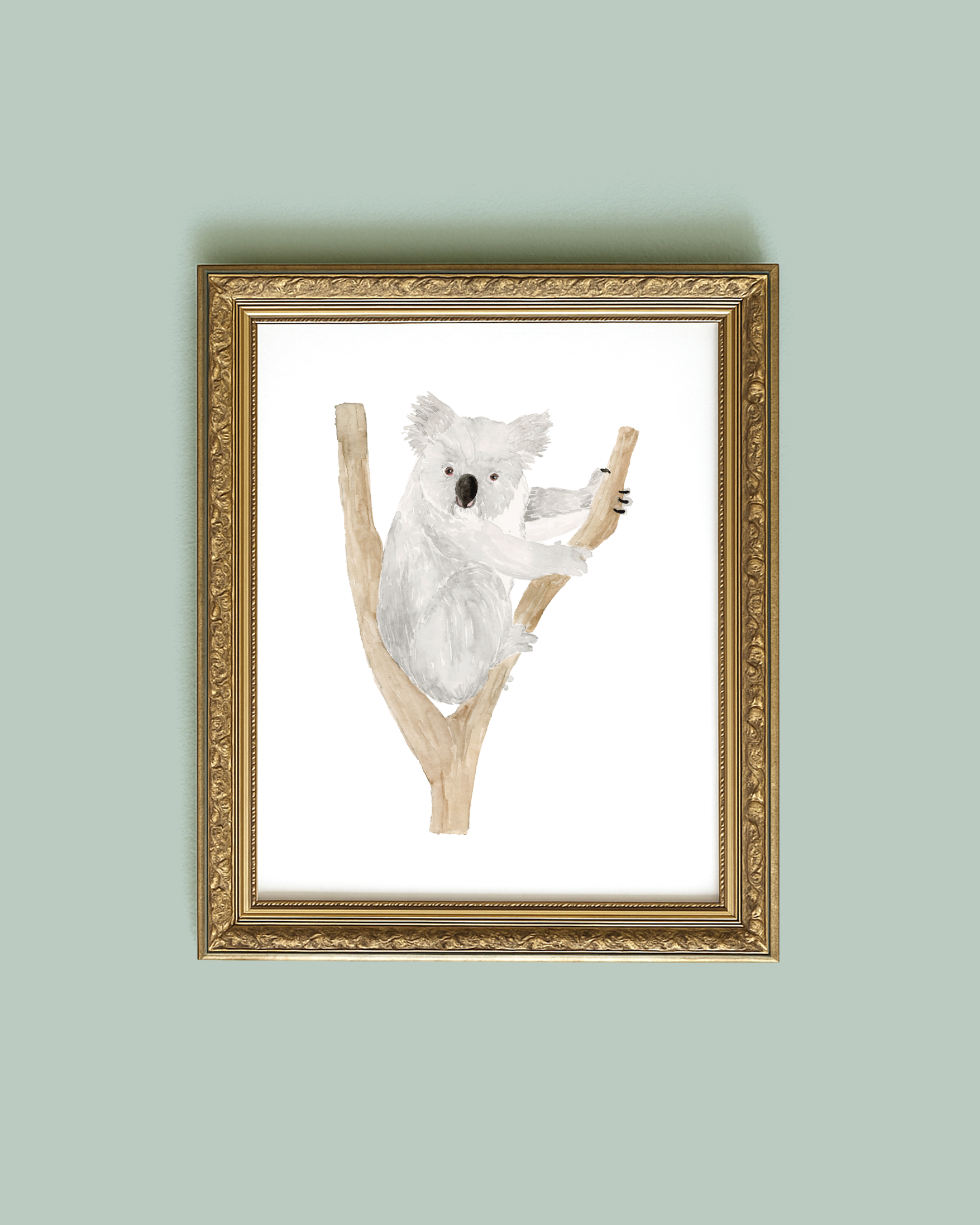 Koala Watercolor Art Print