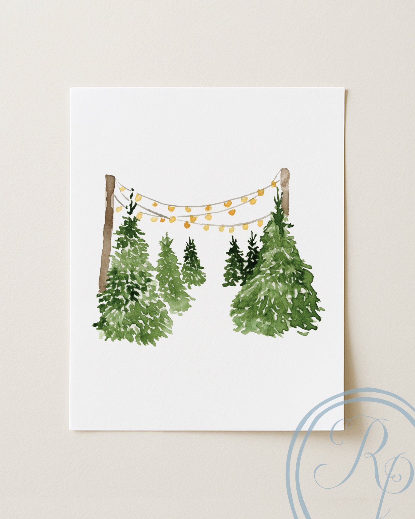 Christmas Tree Farm Art Print