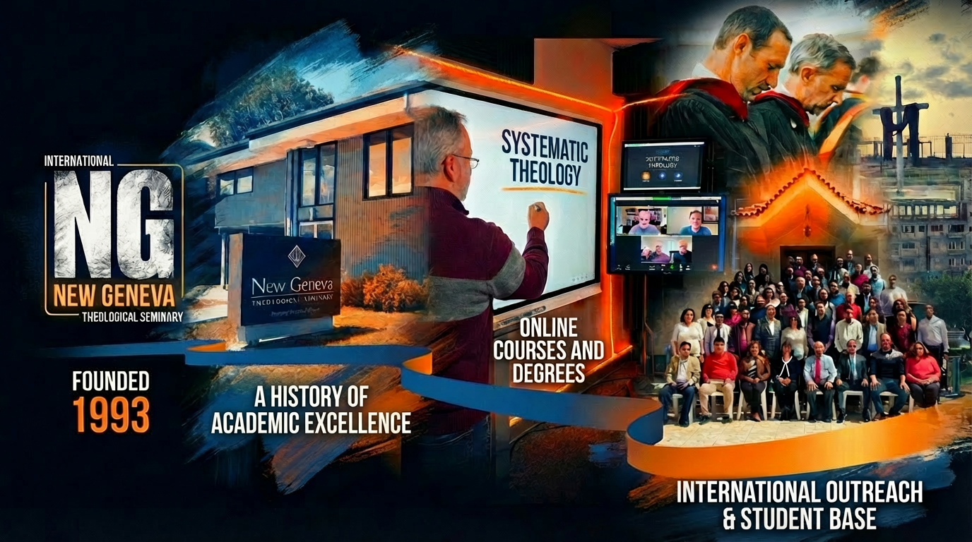 A history of academic excellence at New Geneva — systematic theology, online courses and degrees, international outreach