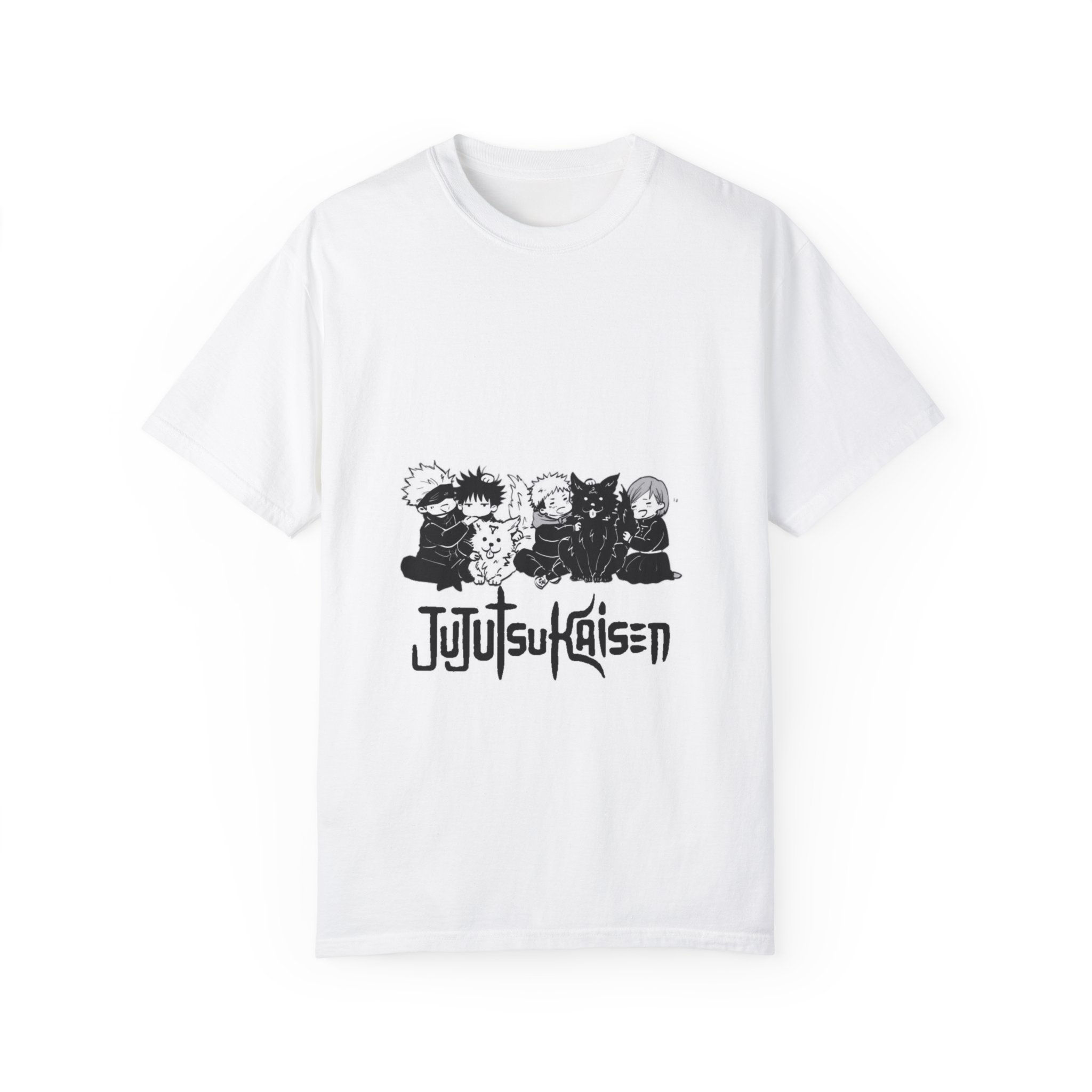 Jujutsu Kaisen Unisex Garment-Dyed T-Shirt - Casual Anime Tee for Fans