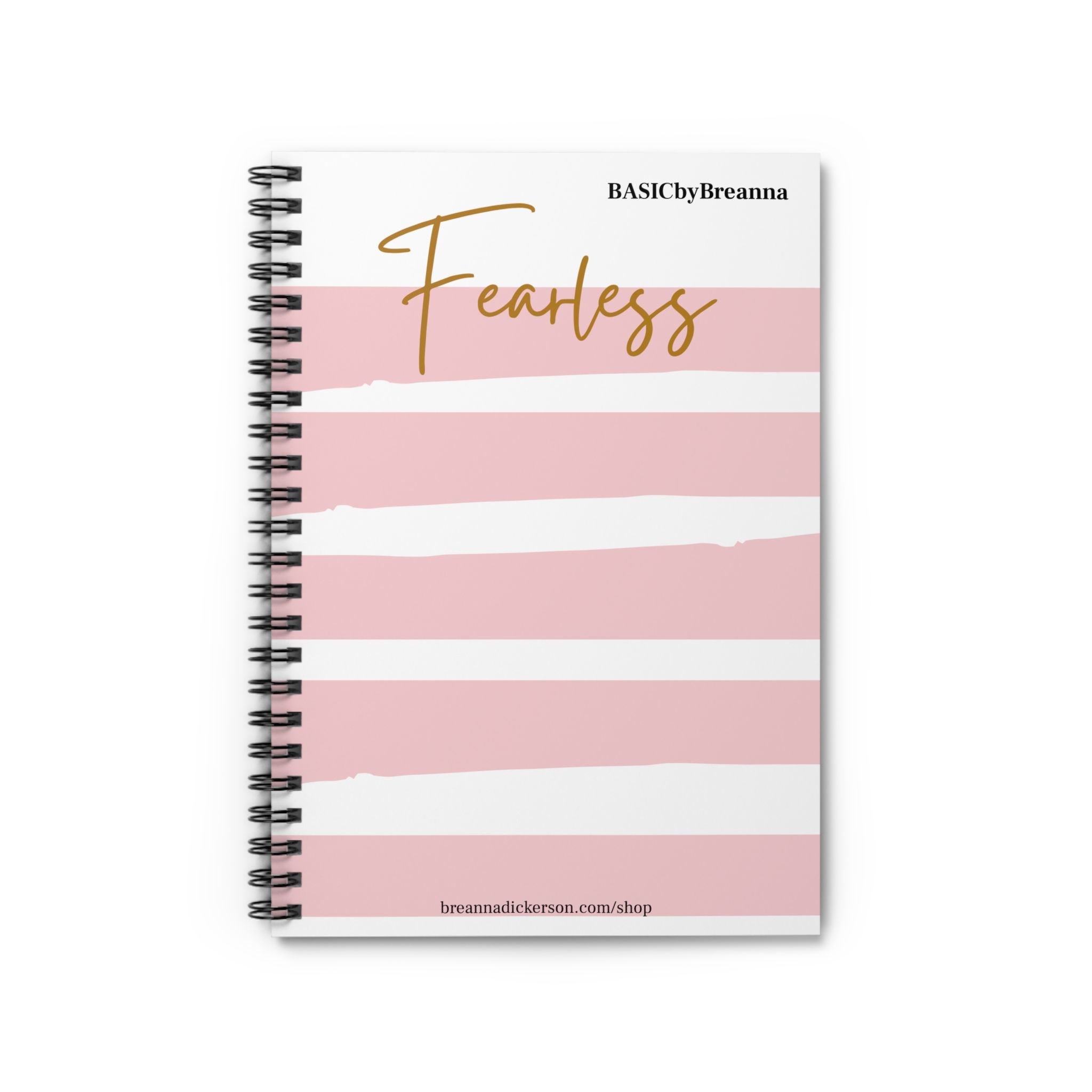 Fearless Spiral Notebook - Ruled Line
