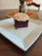 Bailey’s Mousse with chocolate brownie