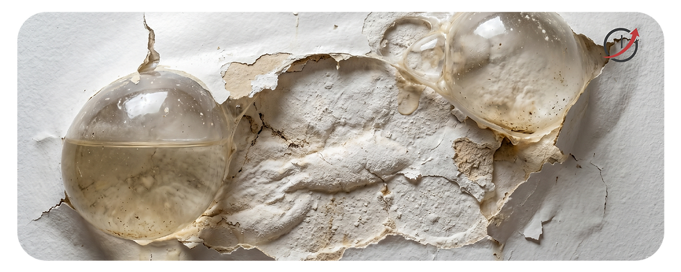 Bubbling Paint and "Crunchy" Drywall - 7 Signs of Hidden Water Pipe Failure: Your Bucks County Water Damage Emergency Guide