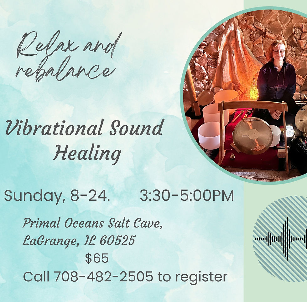 Vibrational Sound Healing at Primal Oceans Salt Cave