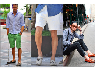 Jeans com mocassim para eles!