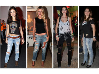 Jeans detonado é tendência!