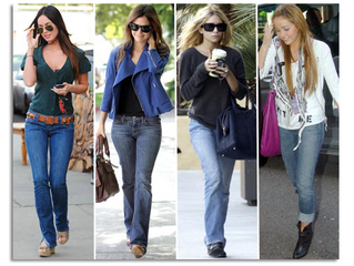 Dicas para usar o jeans reto