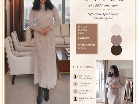 The Best Mocha Mousse Clothing Color Combinations for Spring/Summer 2025 Fashion