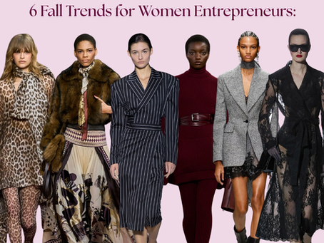 6 women's fall fashion trends
