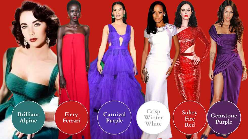 clear winter color palette