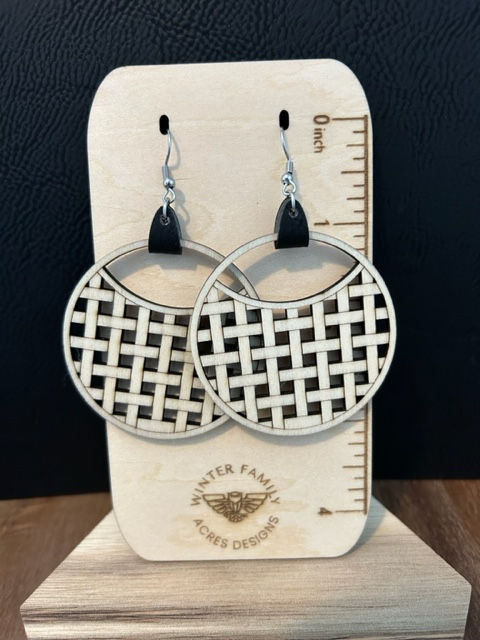 Basketweave Earrings