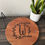 Thumbnail: Monogrammed Acacia Wood Round