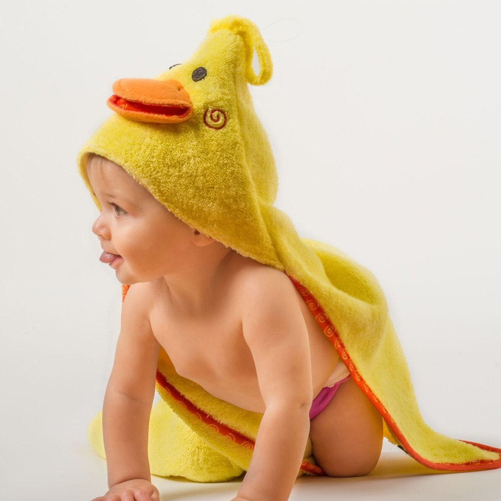 Zoocchini accappatoio triangolo pulcino