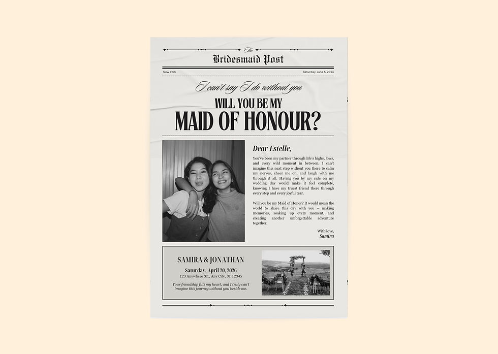 Squad Goals: Maid of Honour