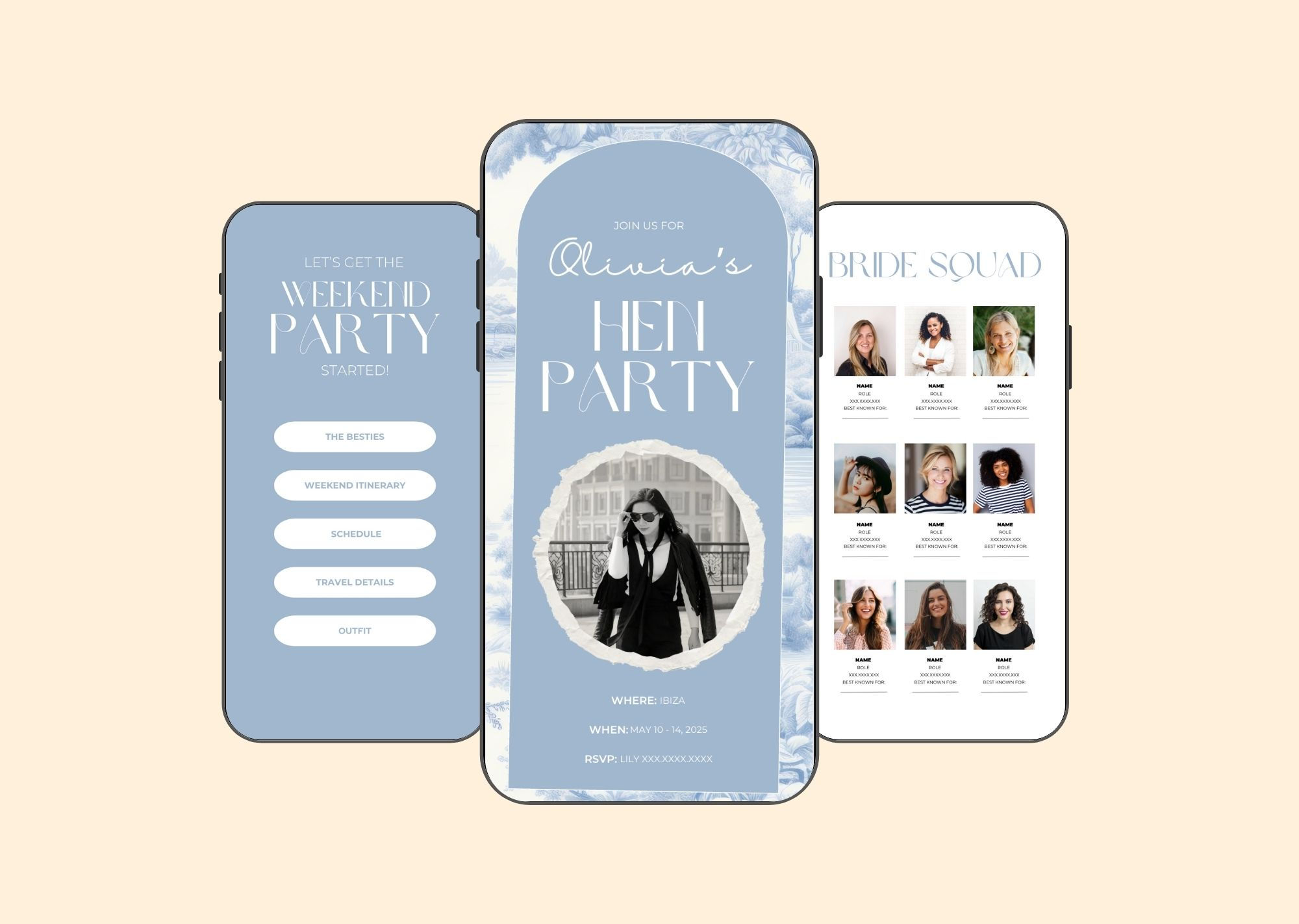 Bachelorette Digital Itinerary: La Vie en Blue