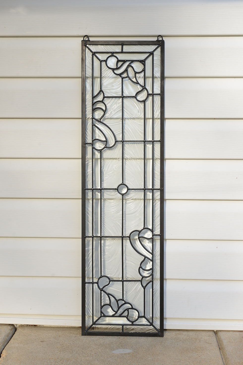 Thumbnail: Clear Beveled Glass Window Panel, 10"x36"