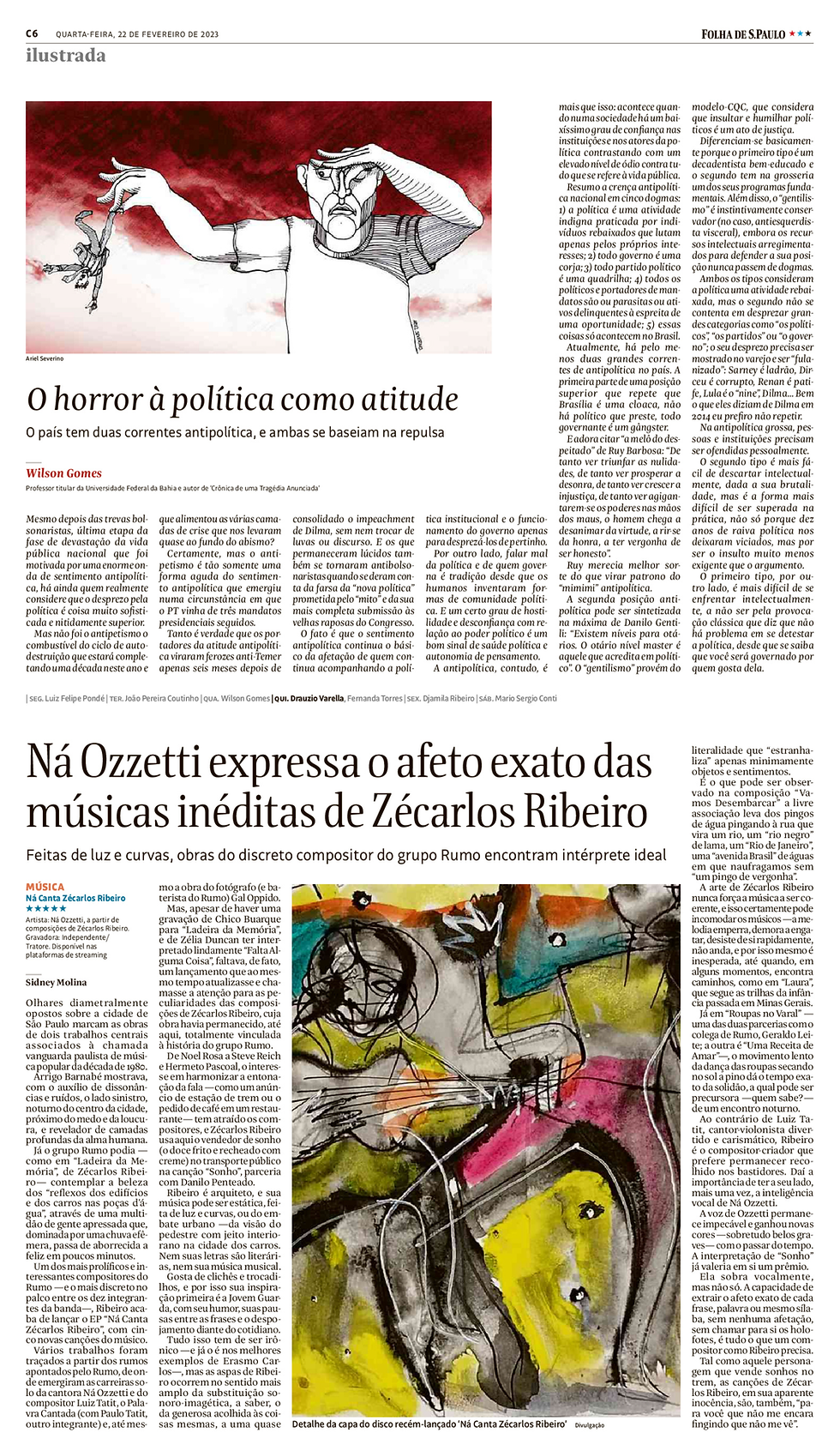 Folha de São Paulo, Fevereiro 2023