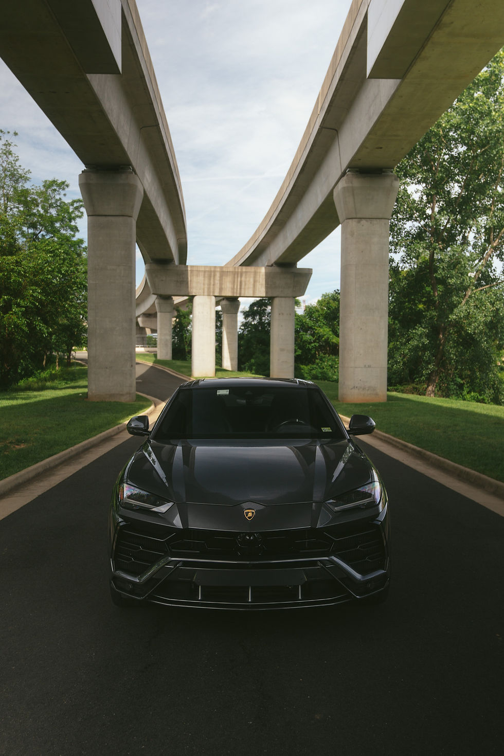 Grey Lamborghini Urus