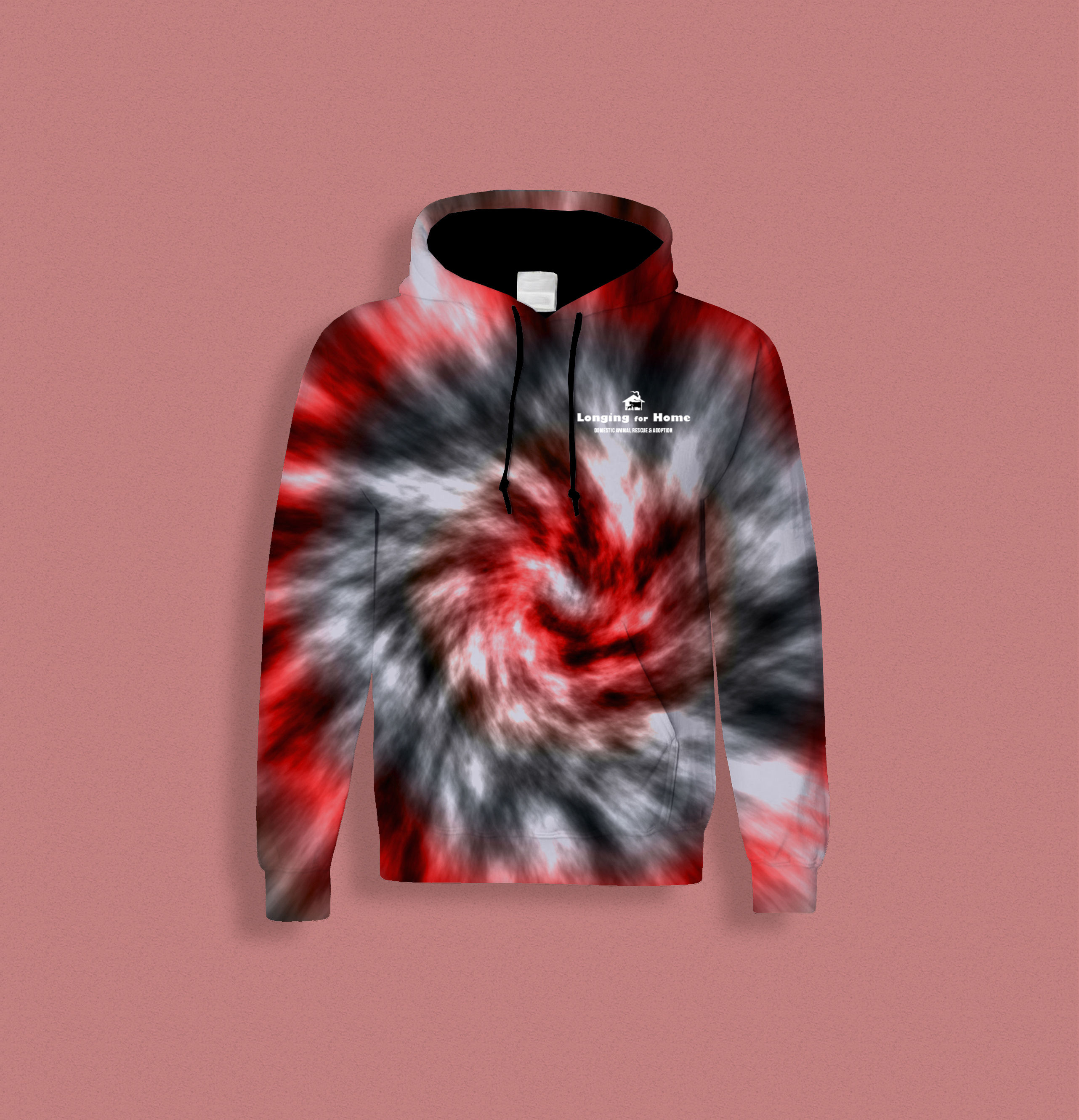 Rescue Mom - Tie Dye Hoodie