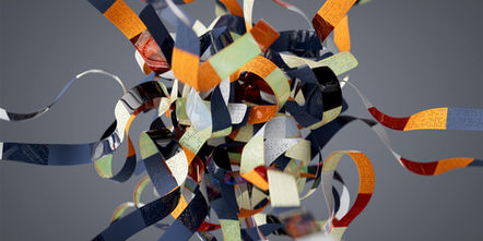 Abstract visualization of interconnected data streams representing the complexity, scale, and energy demands of artificial intelligence systems.