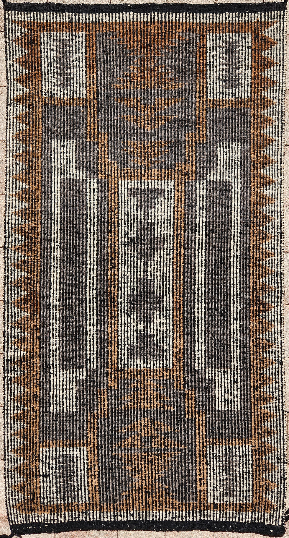 Thumbnail: Rug: Double-Sided Saddle Blanket with Raised Outline