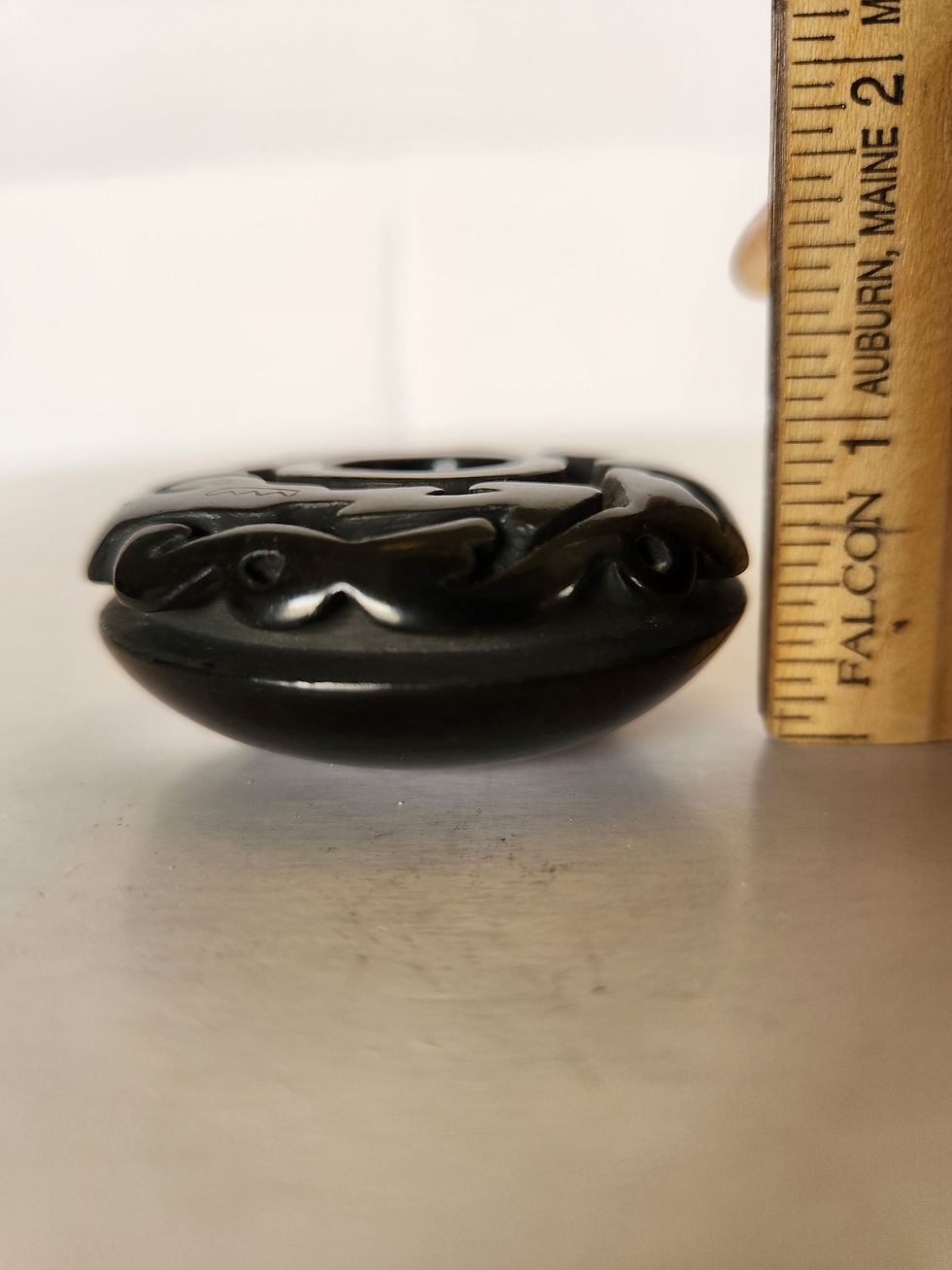 Thumbnail: Santa Clara Pueblo Incised Blackware Signed by Nancy Youngblood Lugo