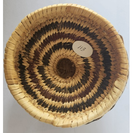 Thumbnail: Gorgeous Jar Basket with Lid of Unknown Origin