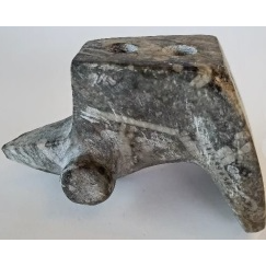Thumbnail: Possible Pipe: Carved Stone in Shape of Bird