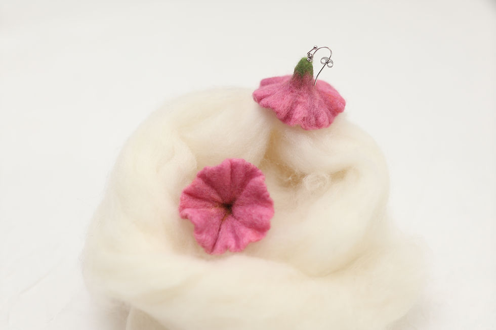 Miniature : Petites boucles d’oreilles Blush Roses / BRPP