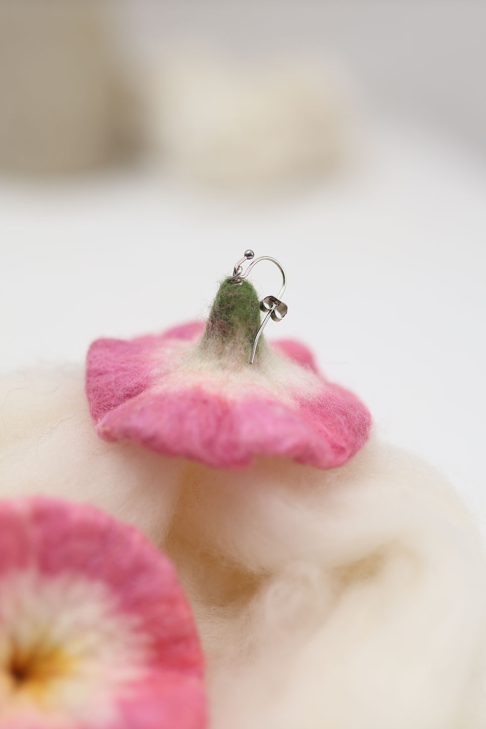 Miniature : Boucles d'oreilles dégradées First Light Pink Blooms / BFRPCO