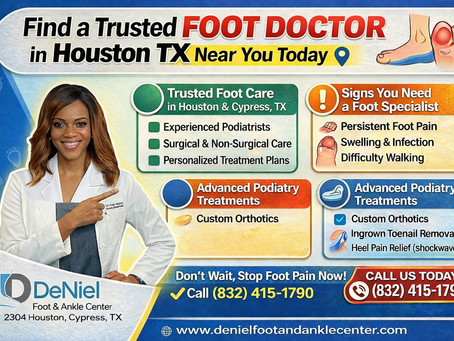 Find a Trusted Foot Doctor in Houston TX Near You Today