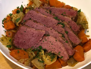 Easy Crock-pot Bourbon Corned Beef & Cabbage