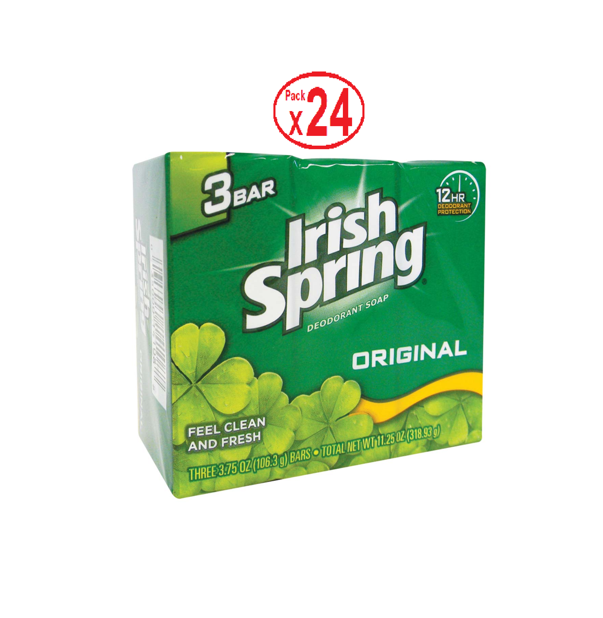 IRISH SPRING BAR SOAP 3 PK 3.2 OZ ORIGINAL